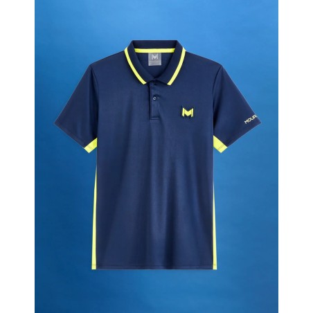 MOURATOGLOU POLO MATCH HOMME BLEU MARINE