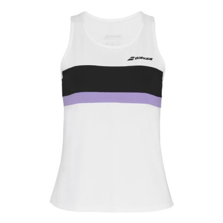 BABOLAT PADEL TANK FEMME BLANC