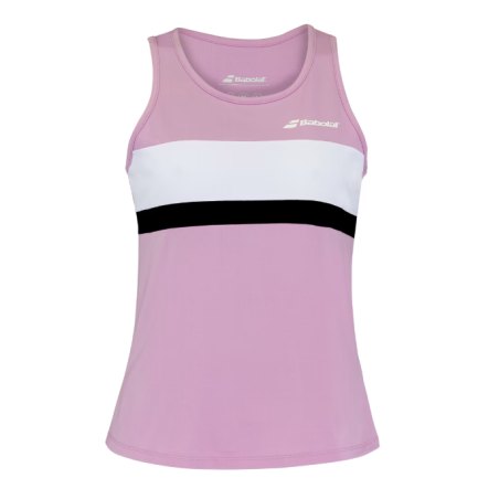 BABOLAT PADEL TANK FEMME ROSE