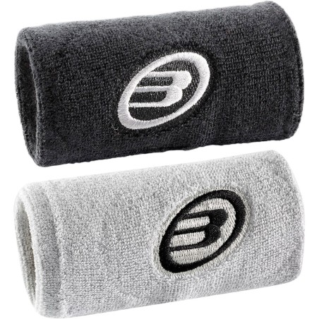 BULLPADEL POIGNET ÉPONGE GRIS/NOIR