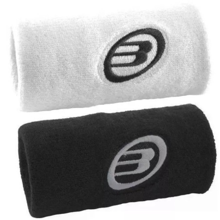 BULLPADEL POIGNET ÉPONGE BLANC/NOIR