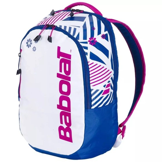 BABOLAT BACKPACK KID BLANC BLEU ROSE