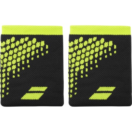 BABOLAT POIGNETS EPONGES NOIR JAUNE