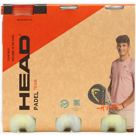 BALLE DE PADEL HEAD TEAM PADEL 3X3BALLES