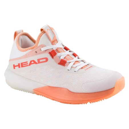 HEAD CHAUSSURE DE PADE FEMME MOTION PRO BLANC ORANGE