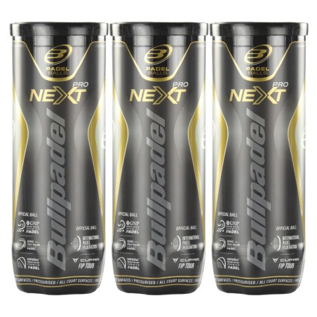 BALLES BULLPADEL NEXT PRO - 3 TUBES DE 3