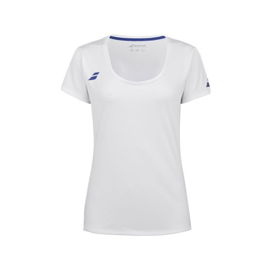 BABOLAT TEE SHIRT FILLE BLANC