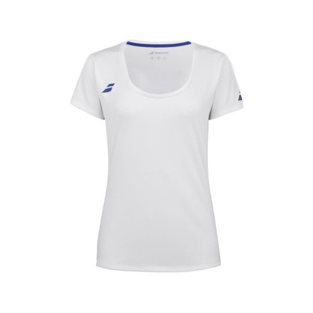 BABOLAT TEE SHIRT FILLE BLANC