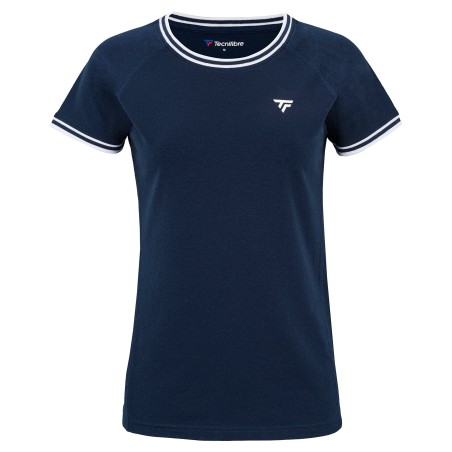 TECNIFIBRE TEE SHIRT STRETCH FEMME MARINE