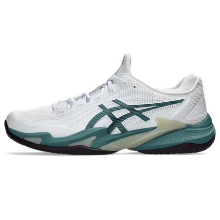 ASICS CHAUSSURES DE TENNIS HOMME COURT FF3 BLANCHE VERTE