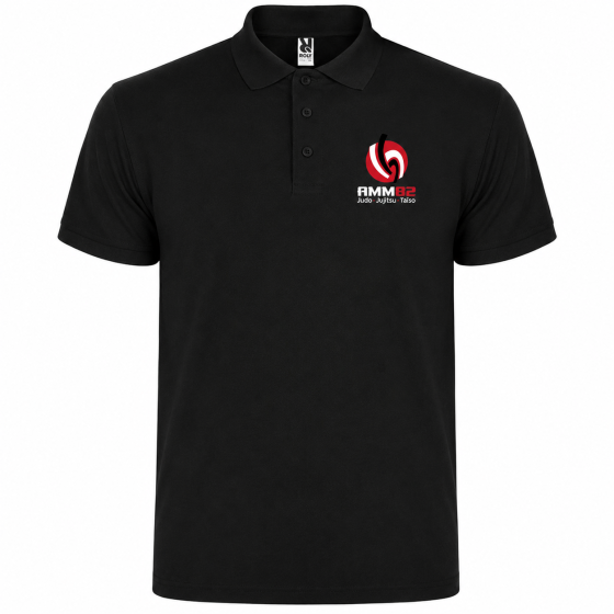 POLO COTON NOIR AMM