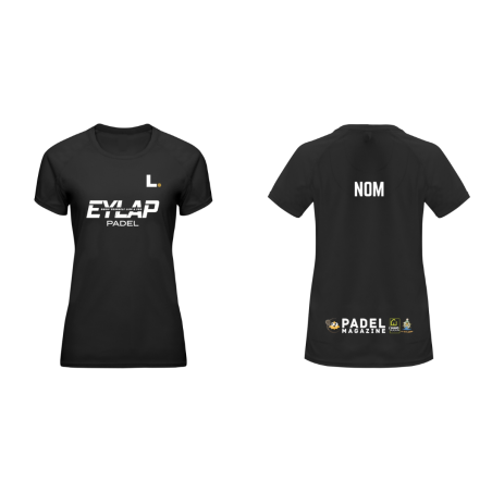 Tee shirt technique Femme EYLAP - LATA VISUALS NOIR