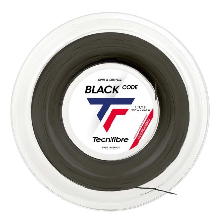 TECNIFIBRE BLACK CODE BIPHASE BOBINE 200M JAUGE 124