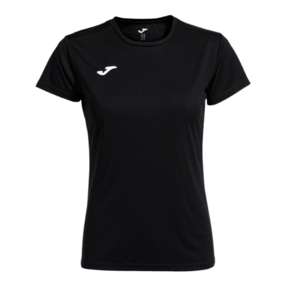 T-SHIRT MANCHES COURTES COMBI FEMME NOIR