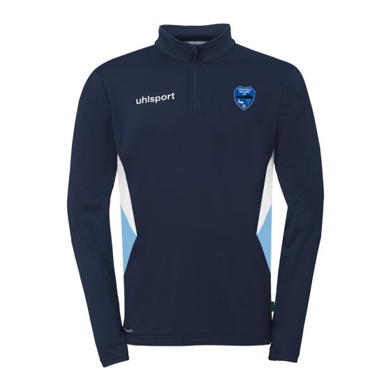 SWEAT ZIP TOP BLEU ES...