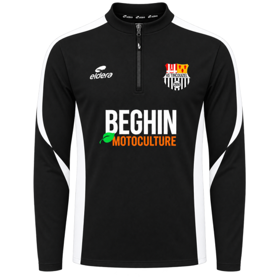 SWEAT NOIR ET BLANC AS...